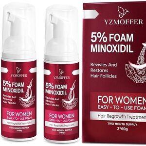 YZMOFFER 5% Foam Minoxidil hair regrowth treatment - fast absorbing |unisex NIB